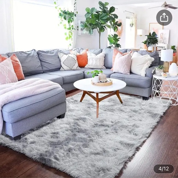 Luxurious Fluffy Shag Rug Ultra Soft, Plush,Fuzzy and Durable Modern Home Decor - Picture 8 of 13